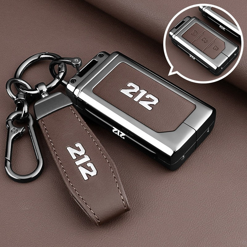 Metal & Leather Key Cover for BAW 212