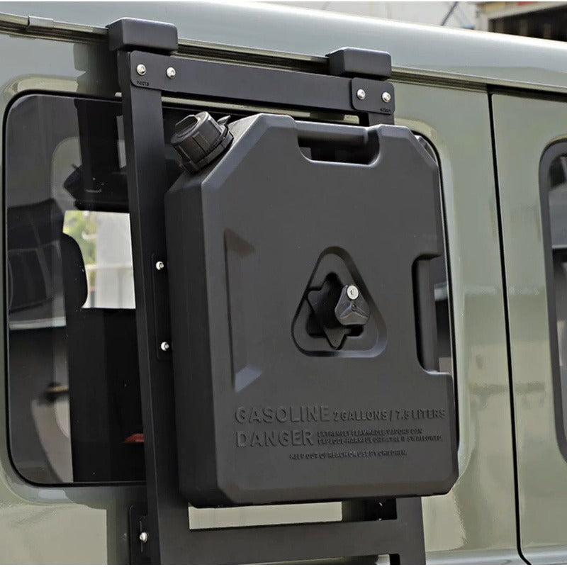 7.5L Jerry Can & Side Ladder Rack for BAW 212 T01 - Black