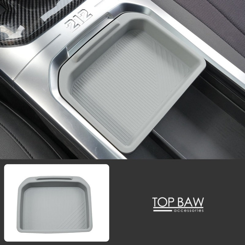 Armrest Cup Holder Storage Mat for BAW 212 - Sliding Storage Box Liner / Gray