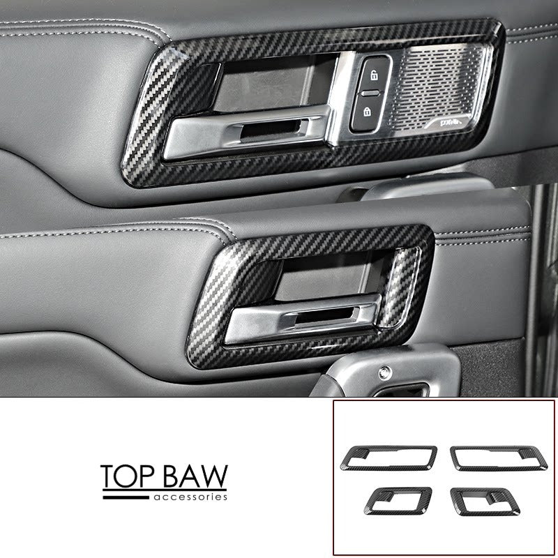 Carbon Fiber Pattern Interior Trim Covers for BAW 212 T01 - [Door] Interior Door Handle Trim Frames