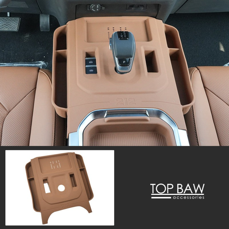 Center Console Gear Shift Protective Frame for BAW 212 T01 - Brown