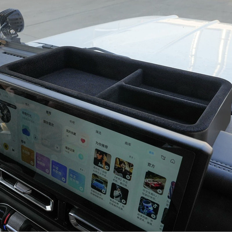 Center Screen Rear Storage Box for BAW 212 T01 - Flocked Version
