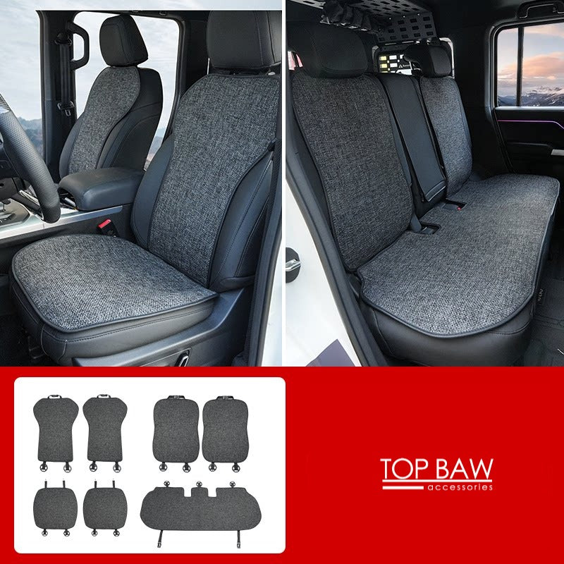 Full Car Seat Cushion Set for BAW 212 - Linen Version