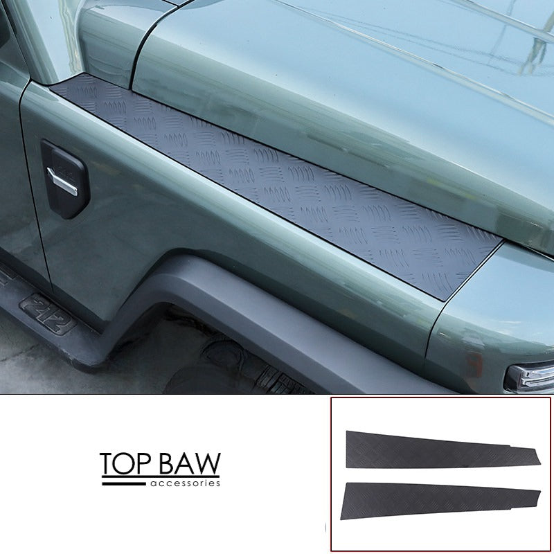 Hood Side Trim Guards for BAW 212 T01 - Without blackout light