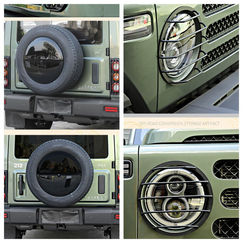 Metal Headlight & Taillight Guards for BAW 212 T01