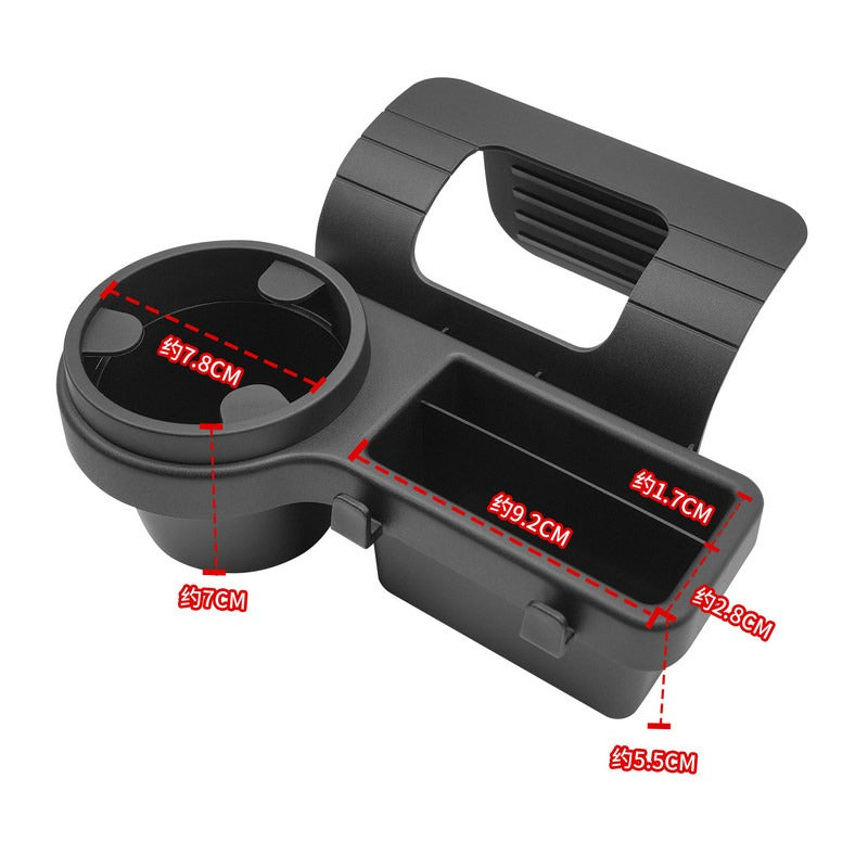 Multi-Function Door Panel Cup Holder for BAW 212 - Black