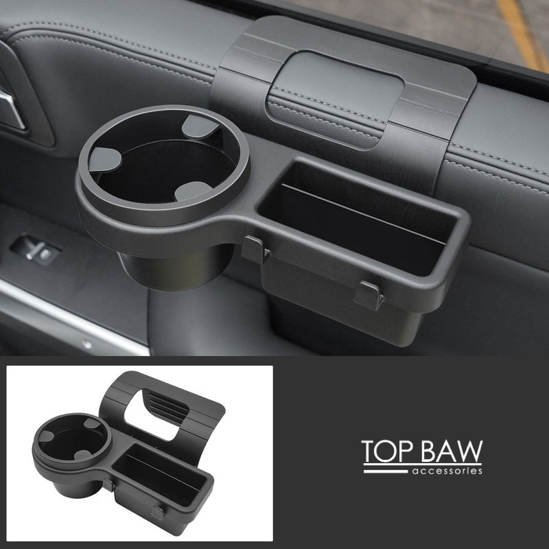 Multi-Function Door Panel Cup Holder for BAW 212 - Black