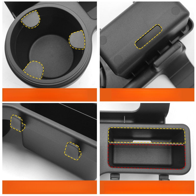 Multi-Function Door Panel Cup Holder for BAW 212 - Black