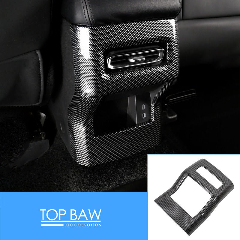 Rear Air Vent Protective Cover for BAW 212 T01 - Carbon Fiber Pattern
