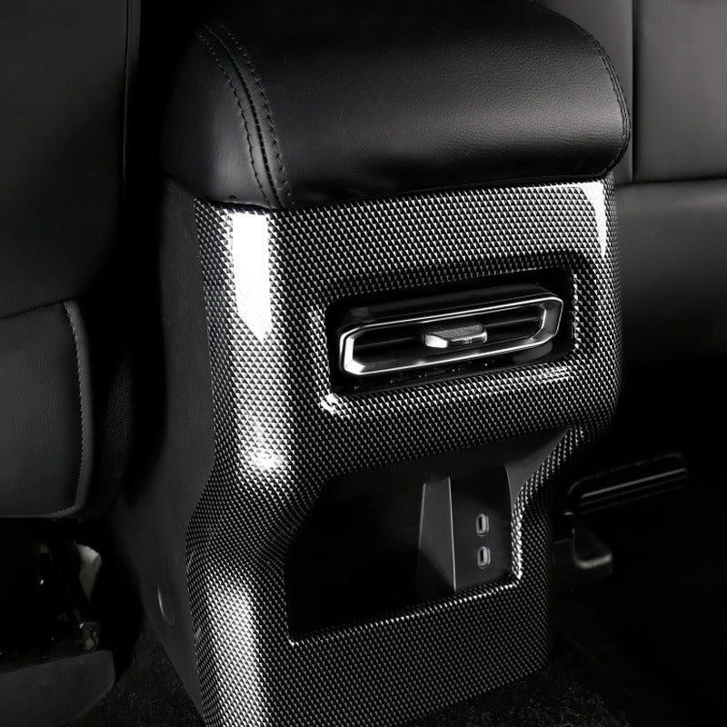 Rear Air Vent Protective Cover for BAW 212 T01 - Carbon Fiber Pattern