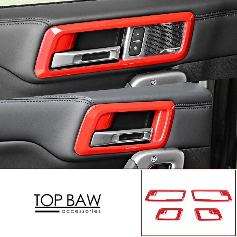 Sport Red Interior Trim Covers for BAW 212 T01 - Door [Interior Handle Switch]