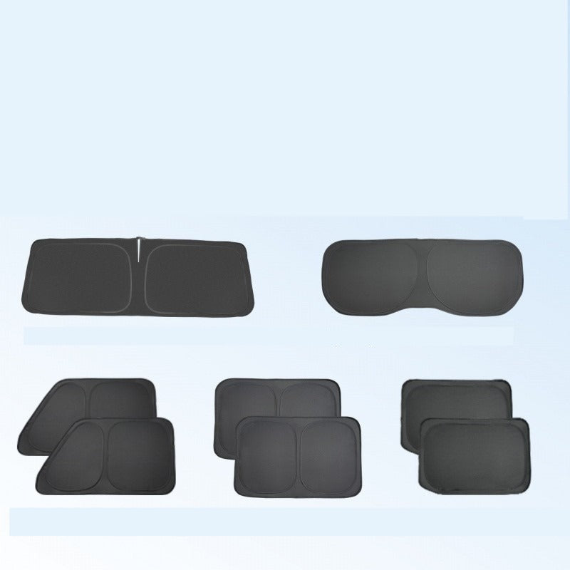 Windshield Sun Shade for BAW 212 T01 - Full vehicle sunshade set (8 pieces)